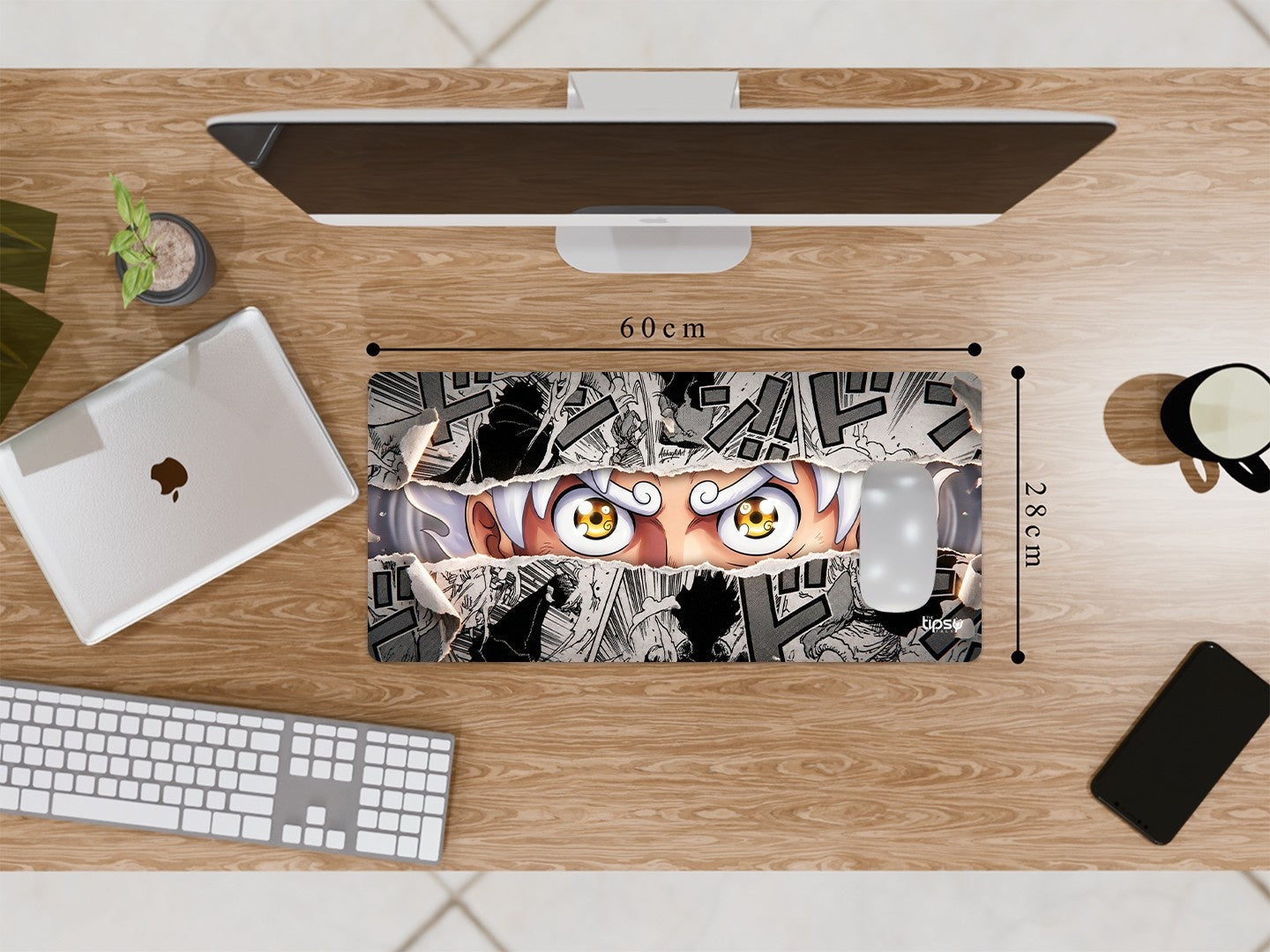 "MONKEY D LUFFY STRANGE EYES" Gaming Mousepad Elevate Your Gaming Experience