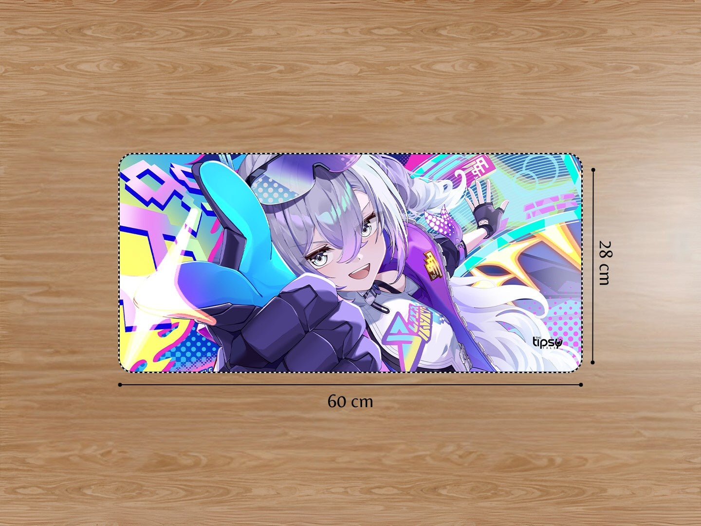 "SILVER WOLF" Gaming Mousepad Elevate Your Gaming Experience