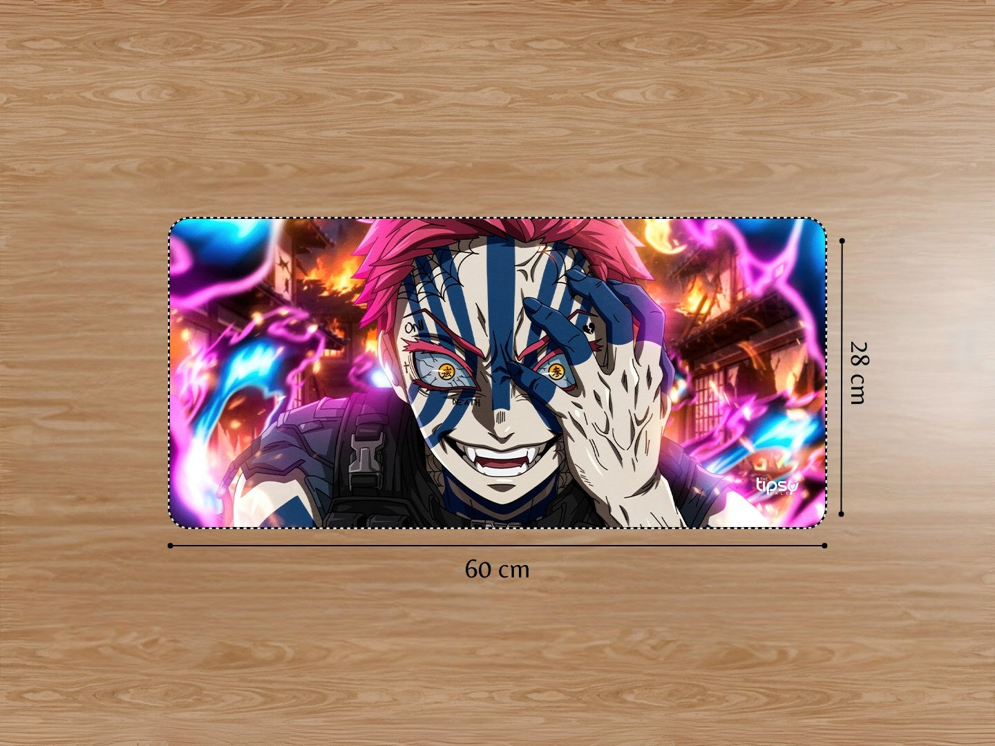 "AKAZA INTENSE DEMON" Gaming Mousepad Elevate Your Gaming Experience