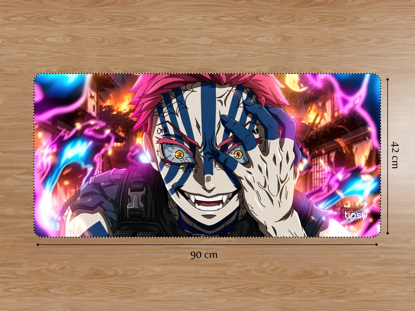 "AKAZA INTENSE DEMON" Gaming Mousepad Elevate Your Gaming Experience