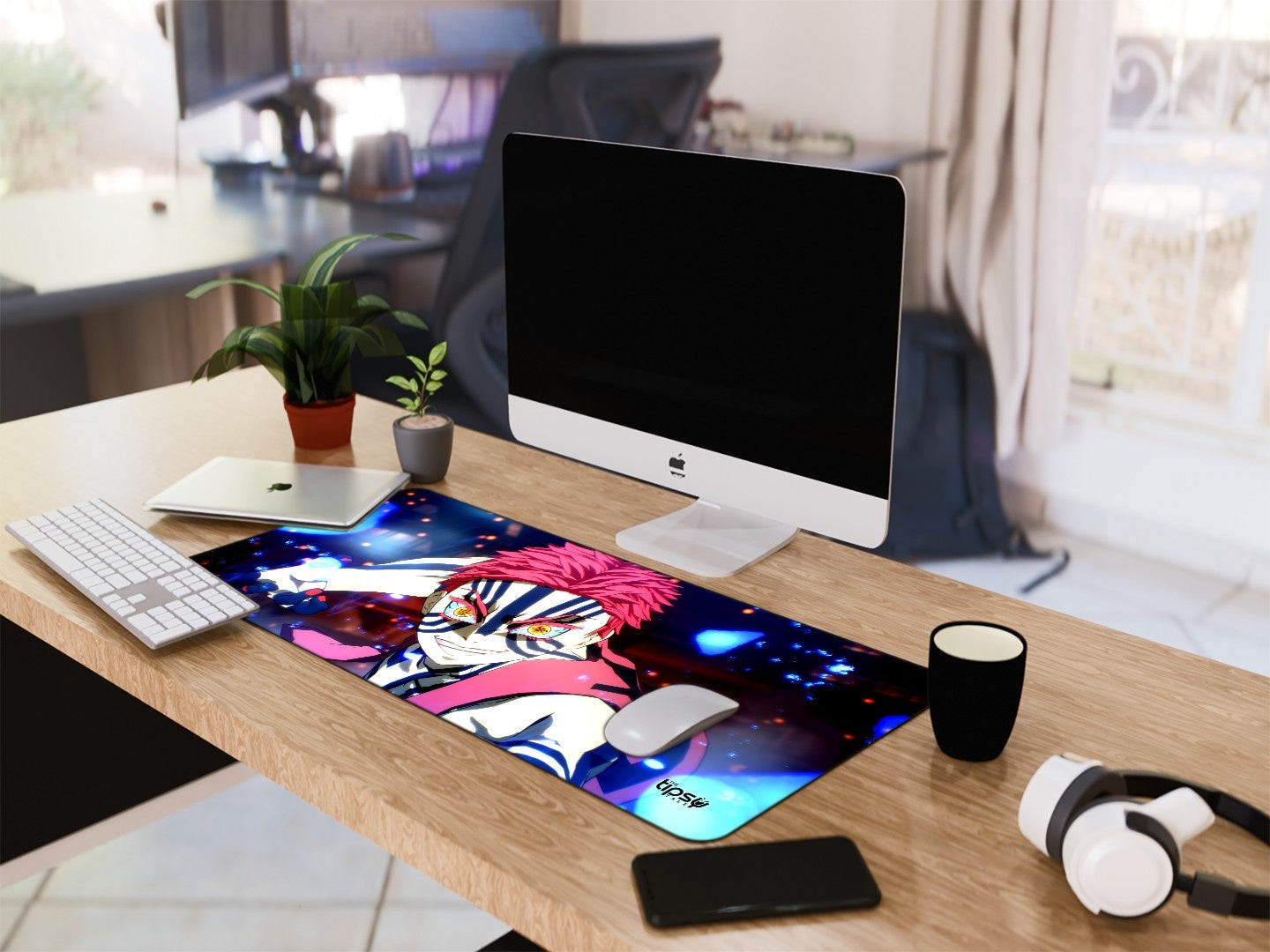 "AKAZA DEMON SLAYER" Gaming Mousepad Elevate Your Gaming Experience
