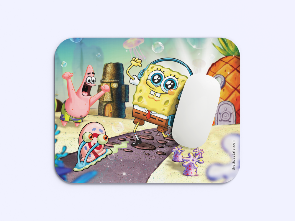 "SPONGE BOB " Mousepad Enhance Your Workspace with Style