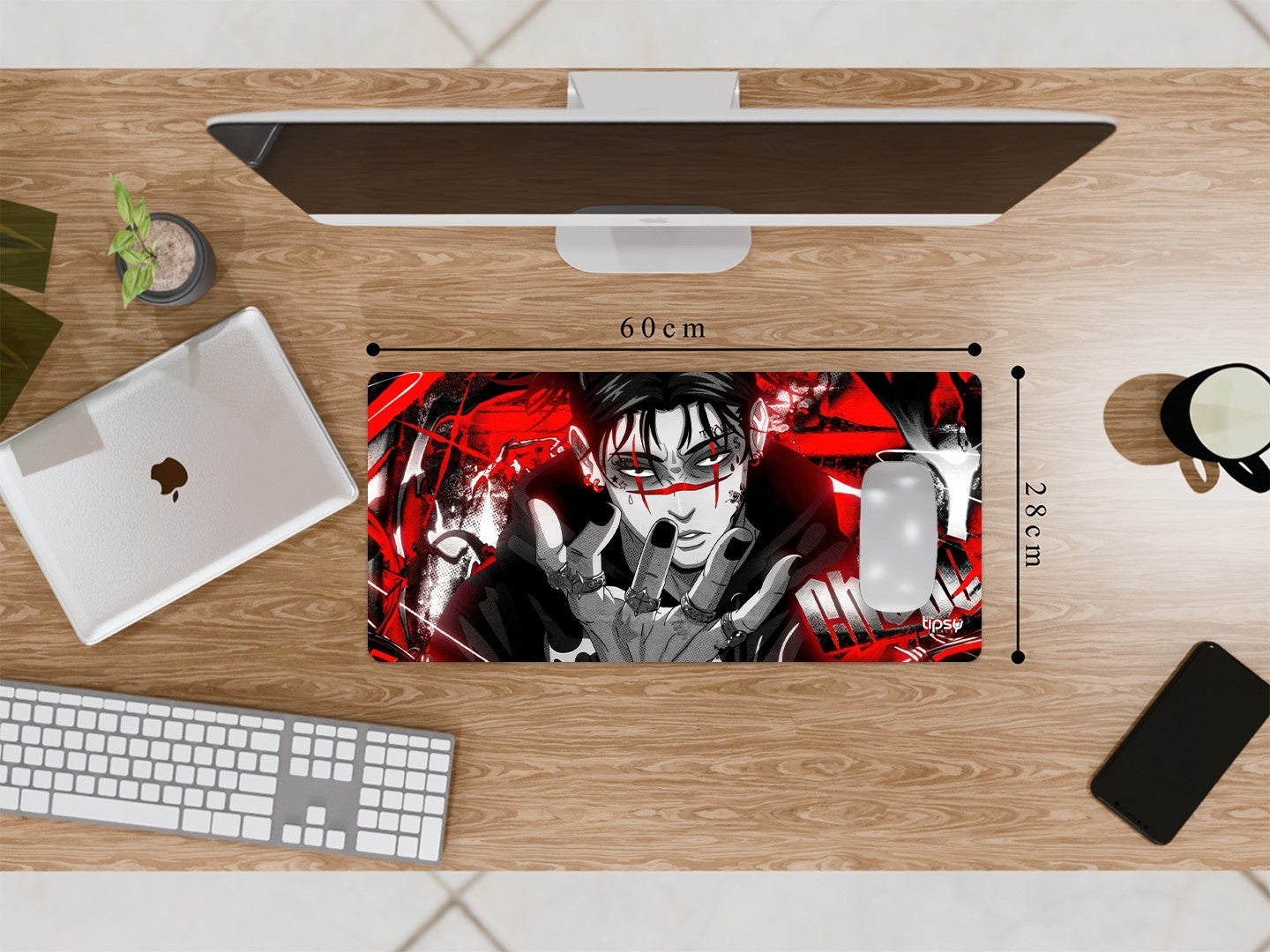 "CHOSO RED" Gaming Mousepad Elevate Your Gaming Experience