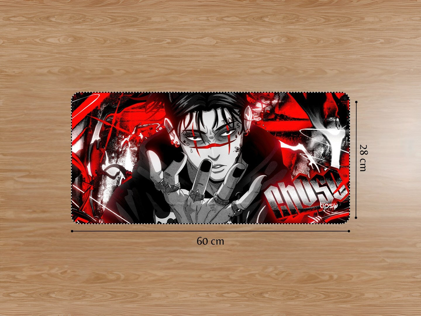 "CHOSO RED" Gaming Mousepad Elevate Your Gaming Experience