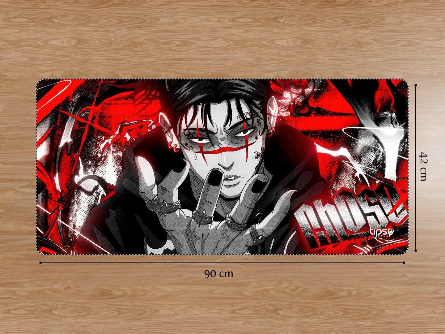 "CHOSO RED" Gaming Mousepad Elevate Your Gaming Experience