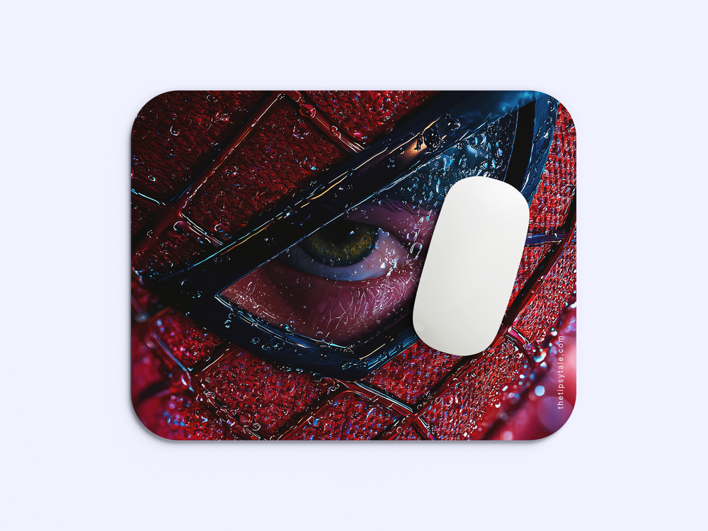 "SPIDERMAN EYE SHOT - CLOSEUP" Mousepad Enhance Your Workspace with Style