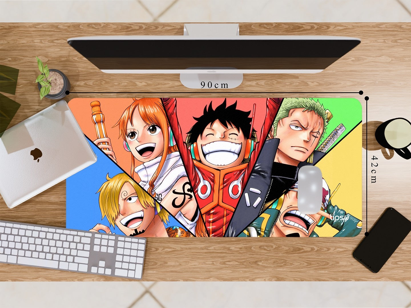 "ONE PIECE EGG HEAD" Gaming Mousepad Elevate Your Gaming Experience