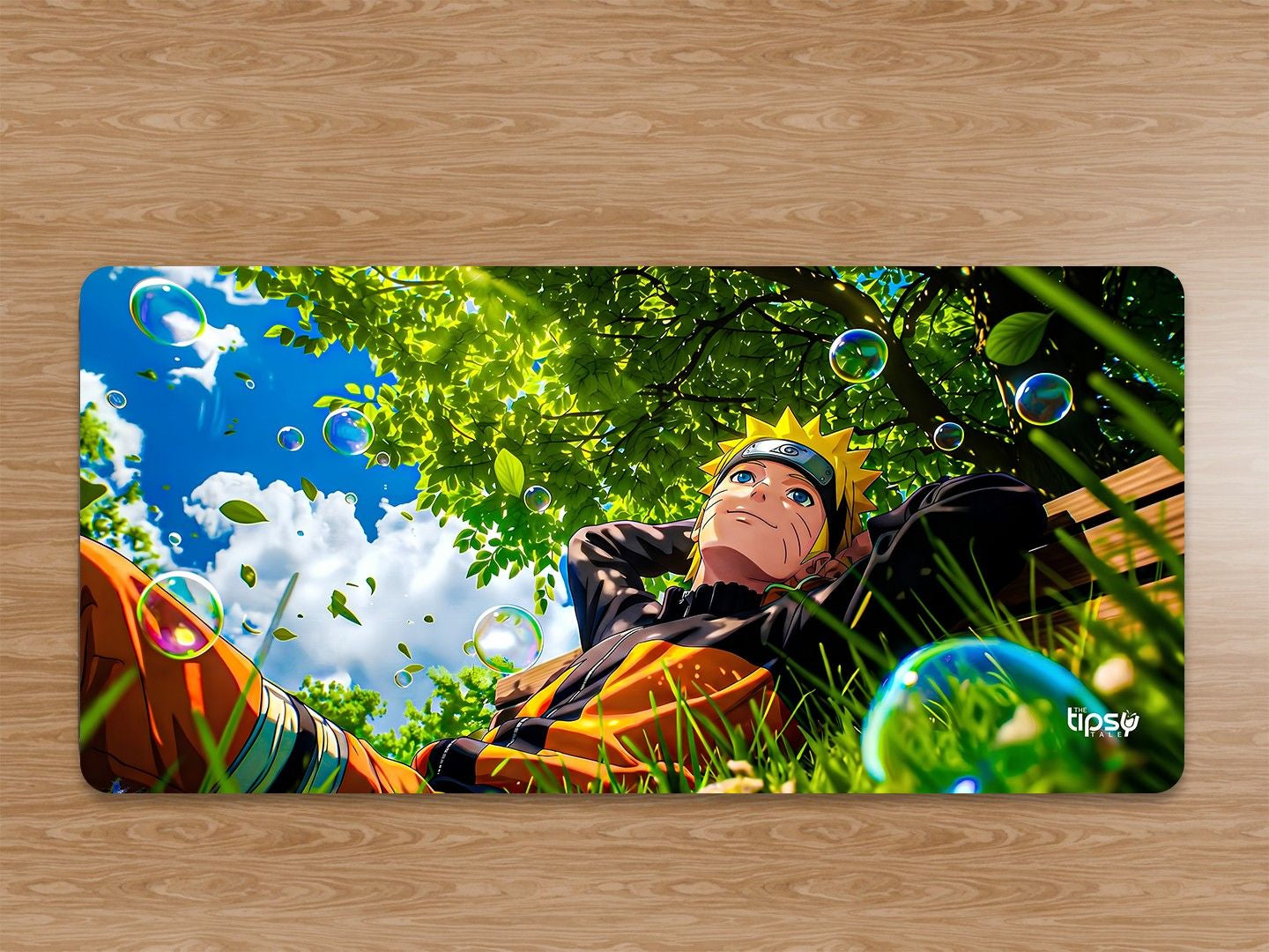 "NARUTO VACATION MODE " Gaming Mousepad Elevate Your Gaming Experience