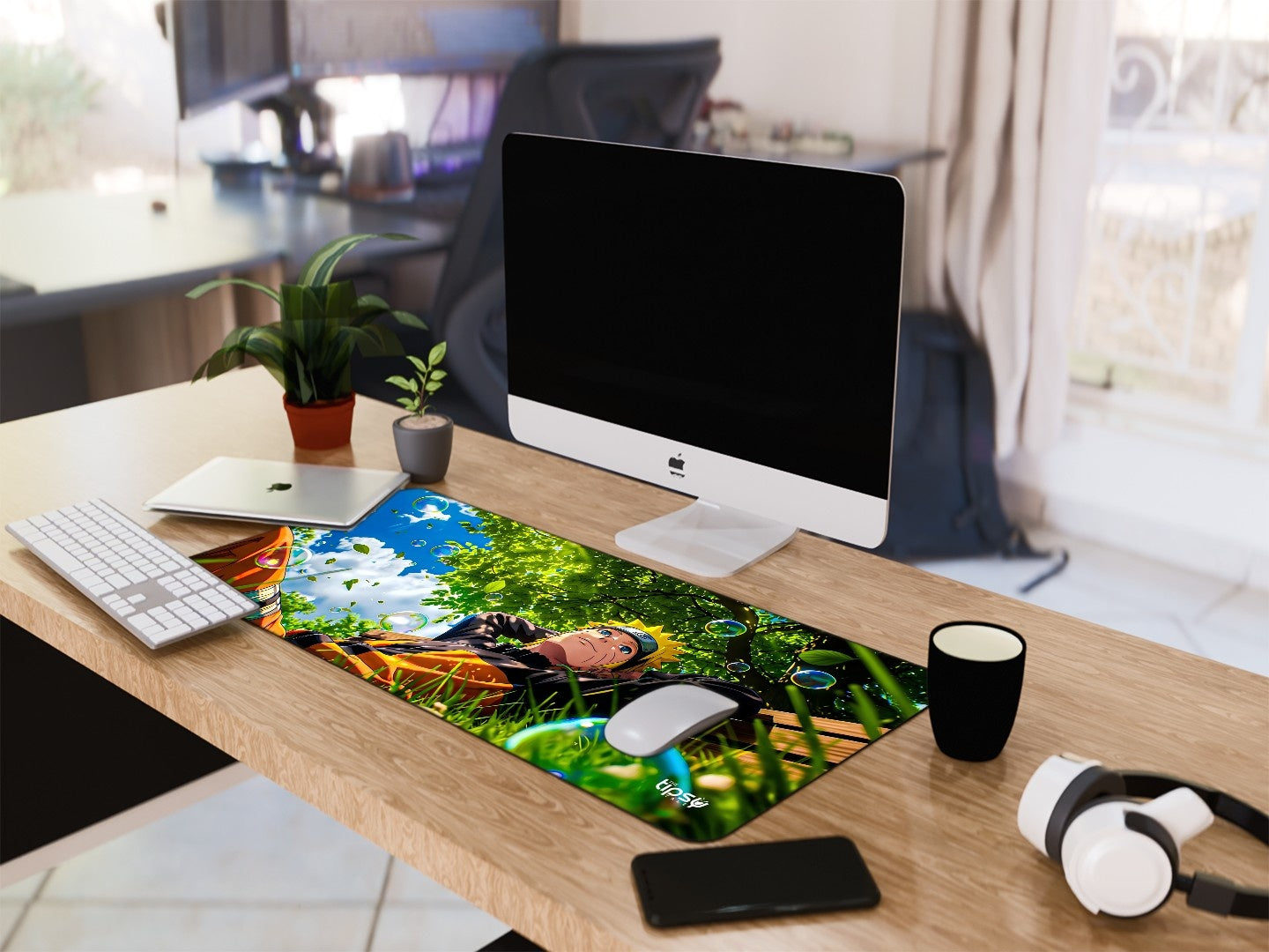 "NARUTO VACATION MODE " Gaming Mousepad Elevate Your Gaming Experience