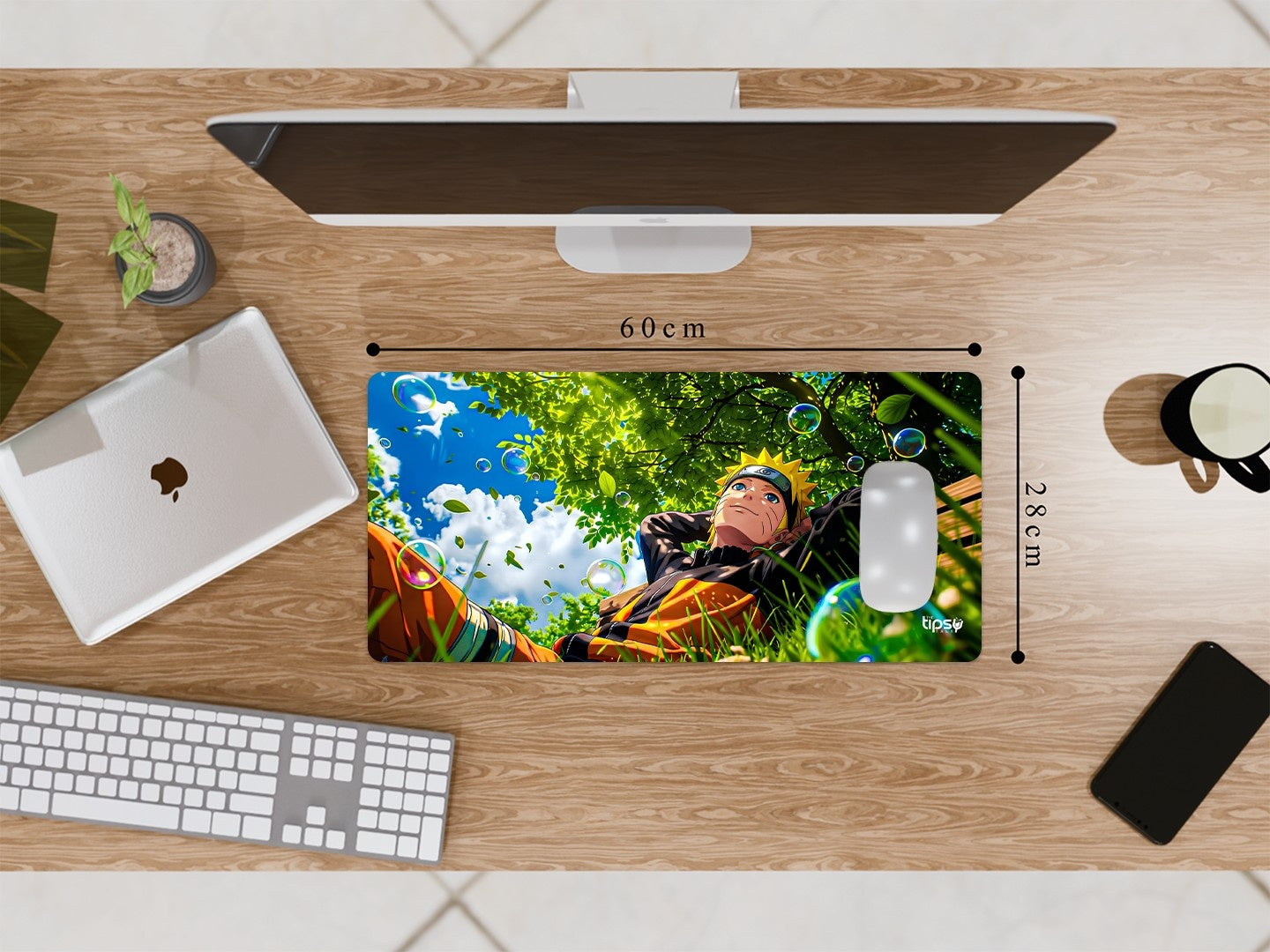 "NARUTO VACATION MODE " Gaming Mousepad Elevate Your Gaming Experience