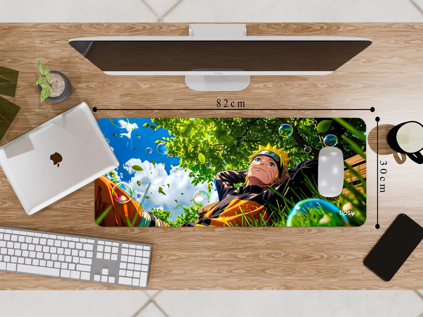 "NARUTO VACATION MODE " Gaming Mousepad Elevate Your Gaming Experience