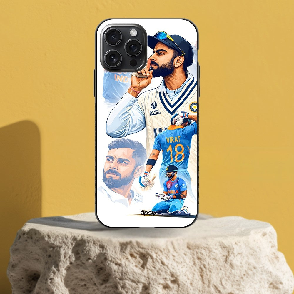 "CRICKET FANDOM 18 VIRAT KOHLI" -Mobile Covers Shock Resistant, Slim & Stylish Cases