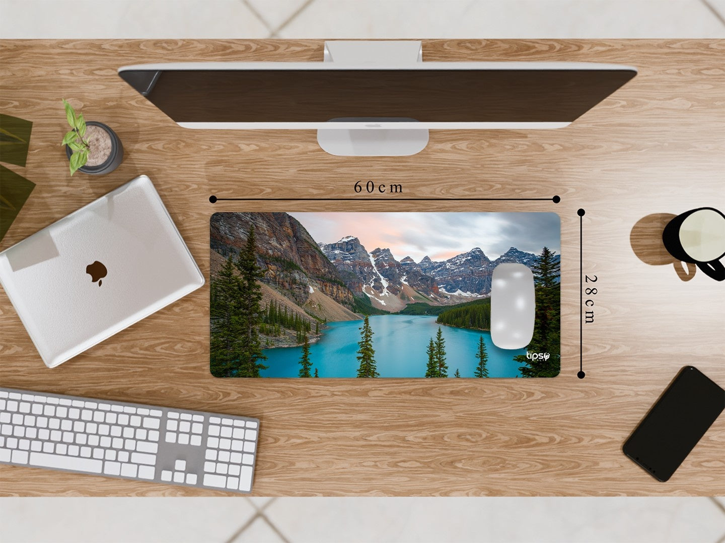 "SNOW MOUNTAIN GLACIER VALLEY" Gaming Mousepad Elevate Your Gaming Experience