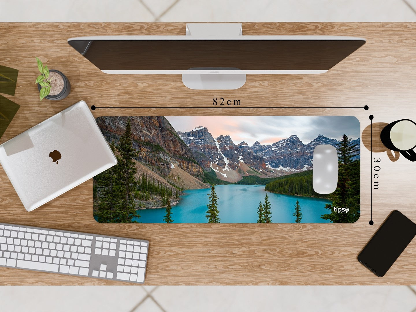 "SNOW MOUNTAIN GLACIER VALLEY" Gaming Mousepad Elevate Your Gaming Experience