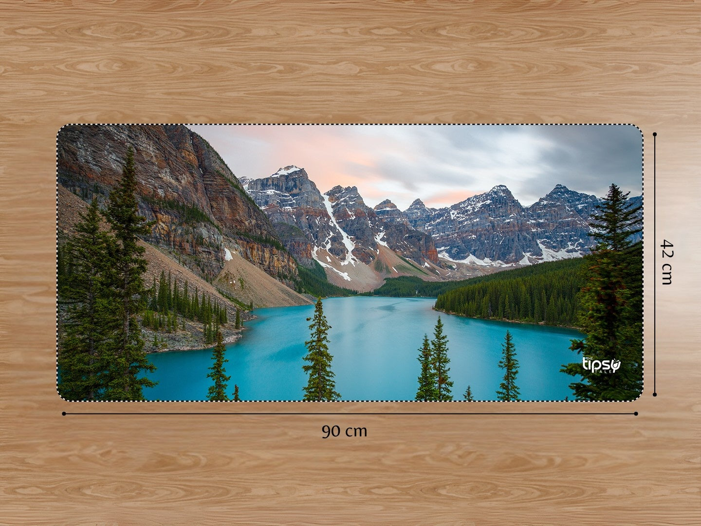 "SNOW MOUNTAIN GLACIER VALLEY" Gaming Mousepad Elevate Your Gaming Experience