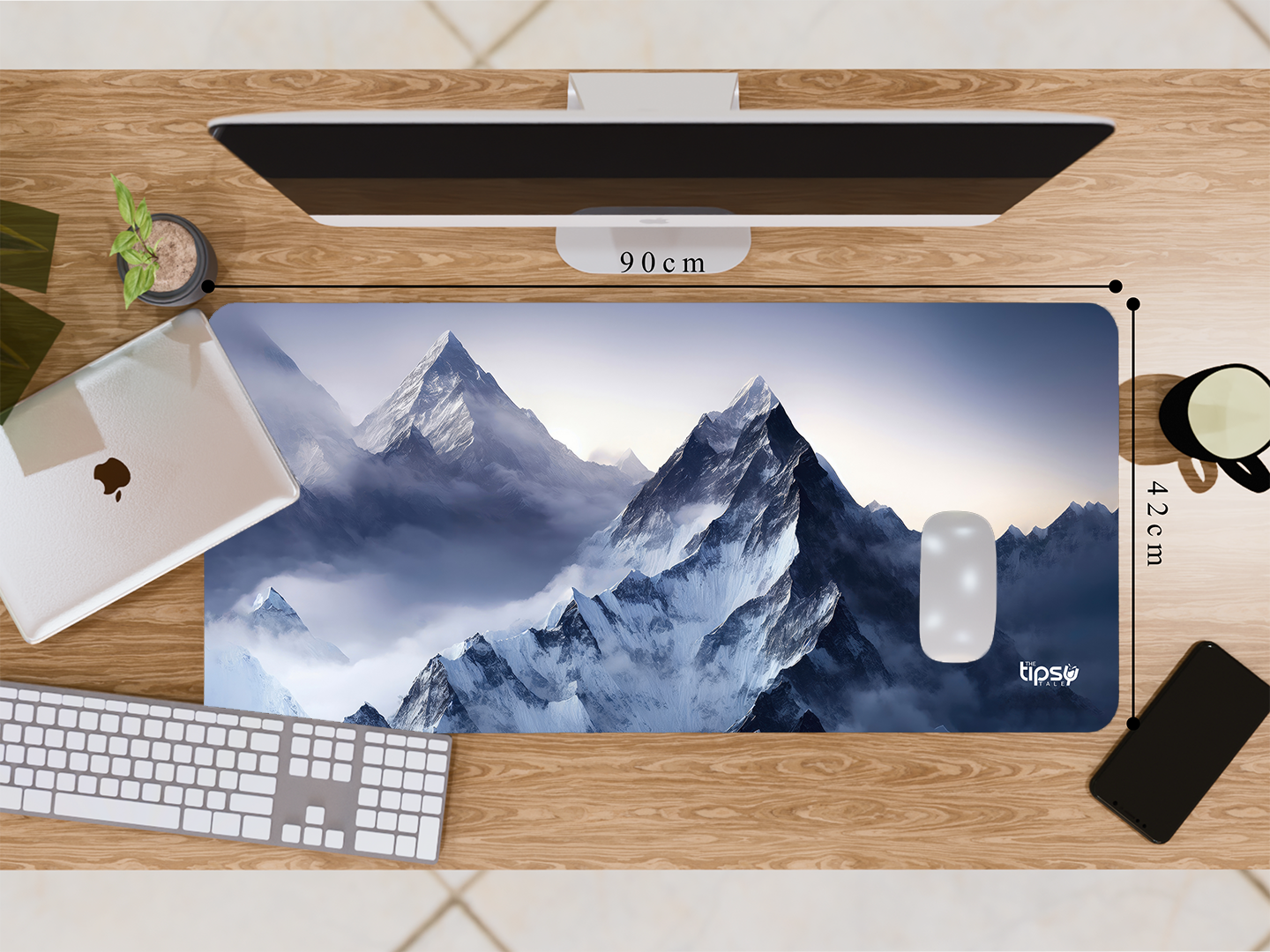 "SNOWY MOUNTAINS" Gaming Mousepad Elevate Your Gaming Experience