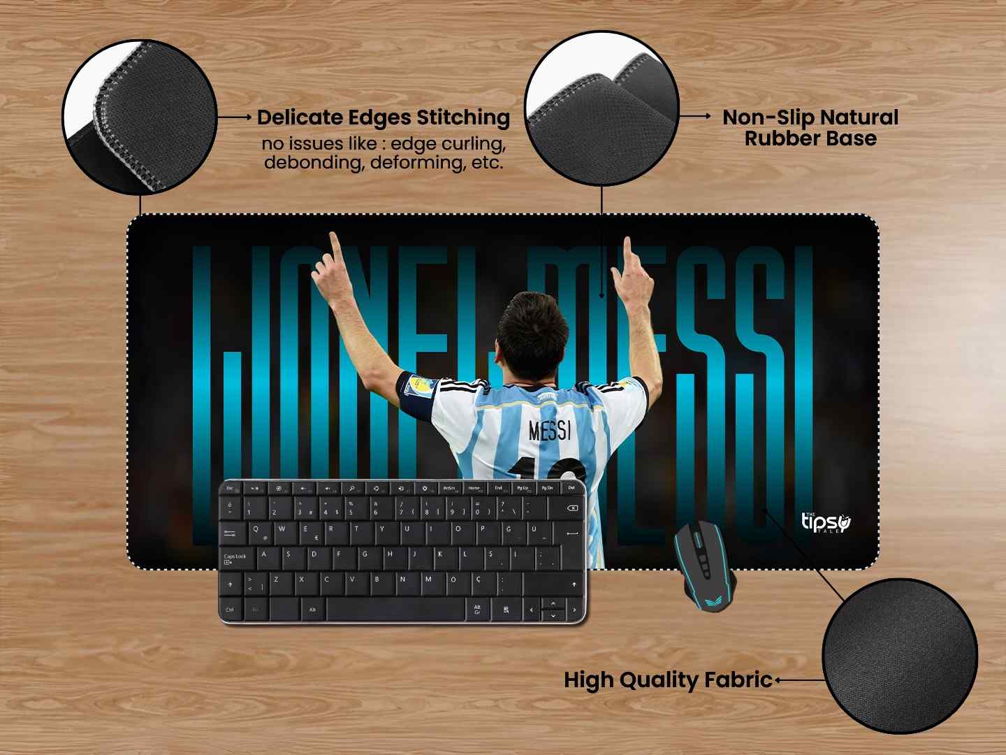 "ARGENTINA'S MESSI" Gaming Mousepad Elevate Your Gaming Experience