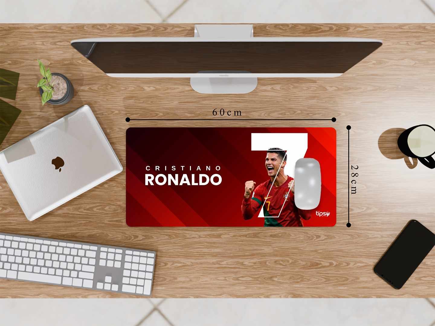 "CR - CRISTIANO RONALDO THE OG" Gaming Mousepad Elevate Your Gaming Experience