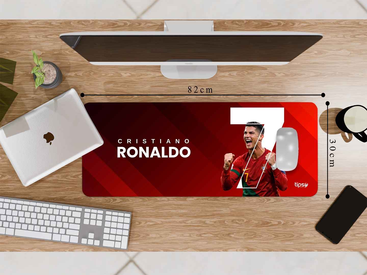 "CR - CRISTIANO RONALDO THE OG" Gaming Mousepad Elevate Your Gaming Experience