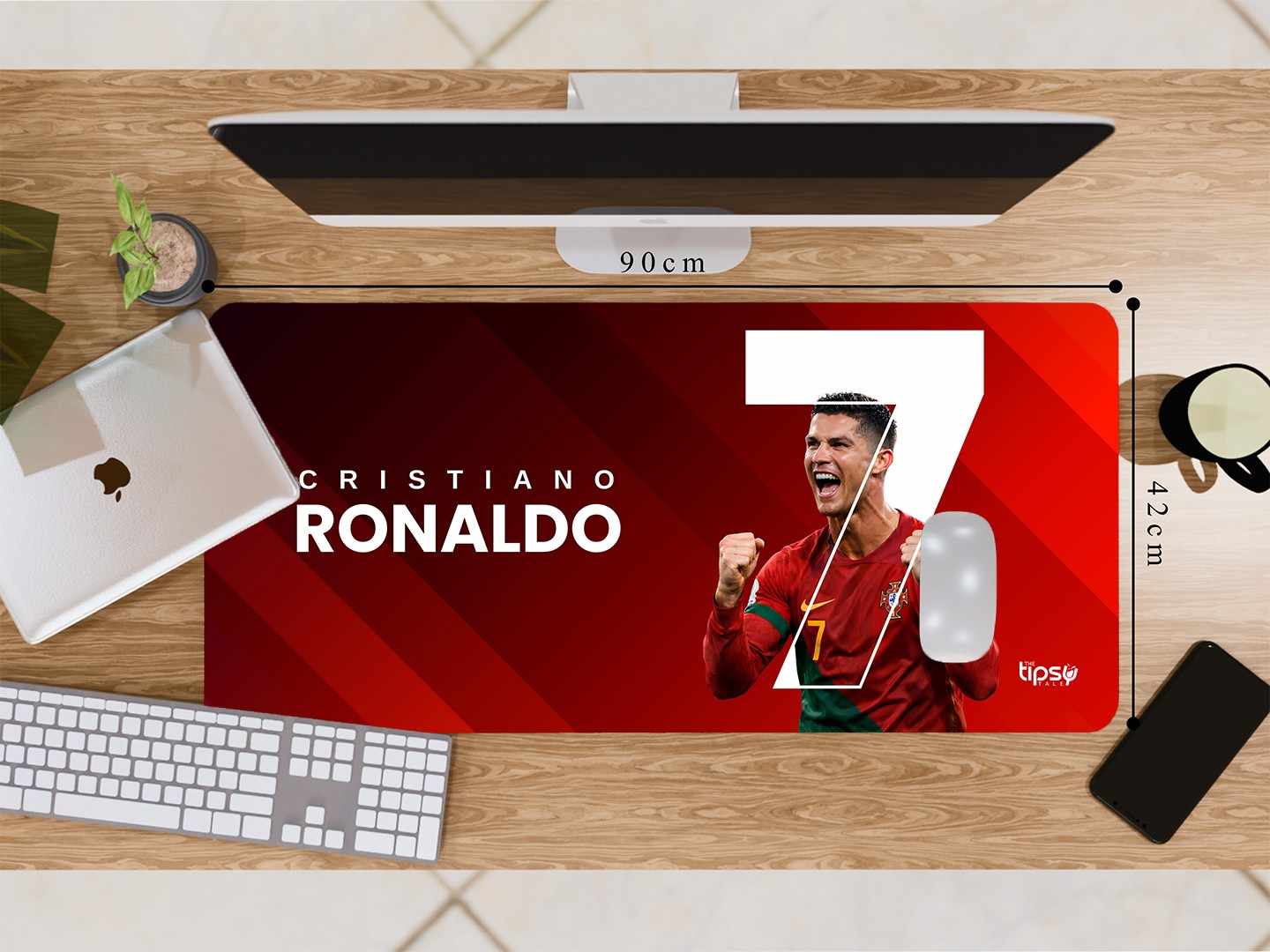 "CR - CRISTIANO RONALDO THE OG" Gaming Mousepad Elevate Your Gaming Experience