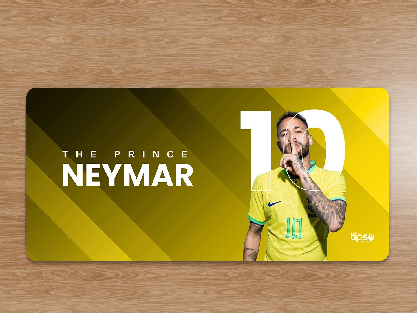 "BRAZIL'S PRINCE - NEYMAR" Gaming Mousepad Elevate Your Gaming Experience