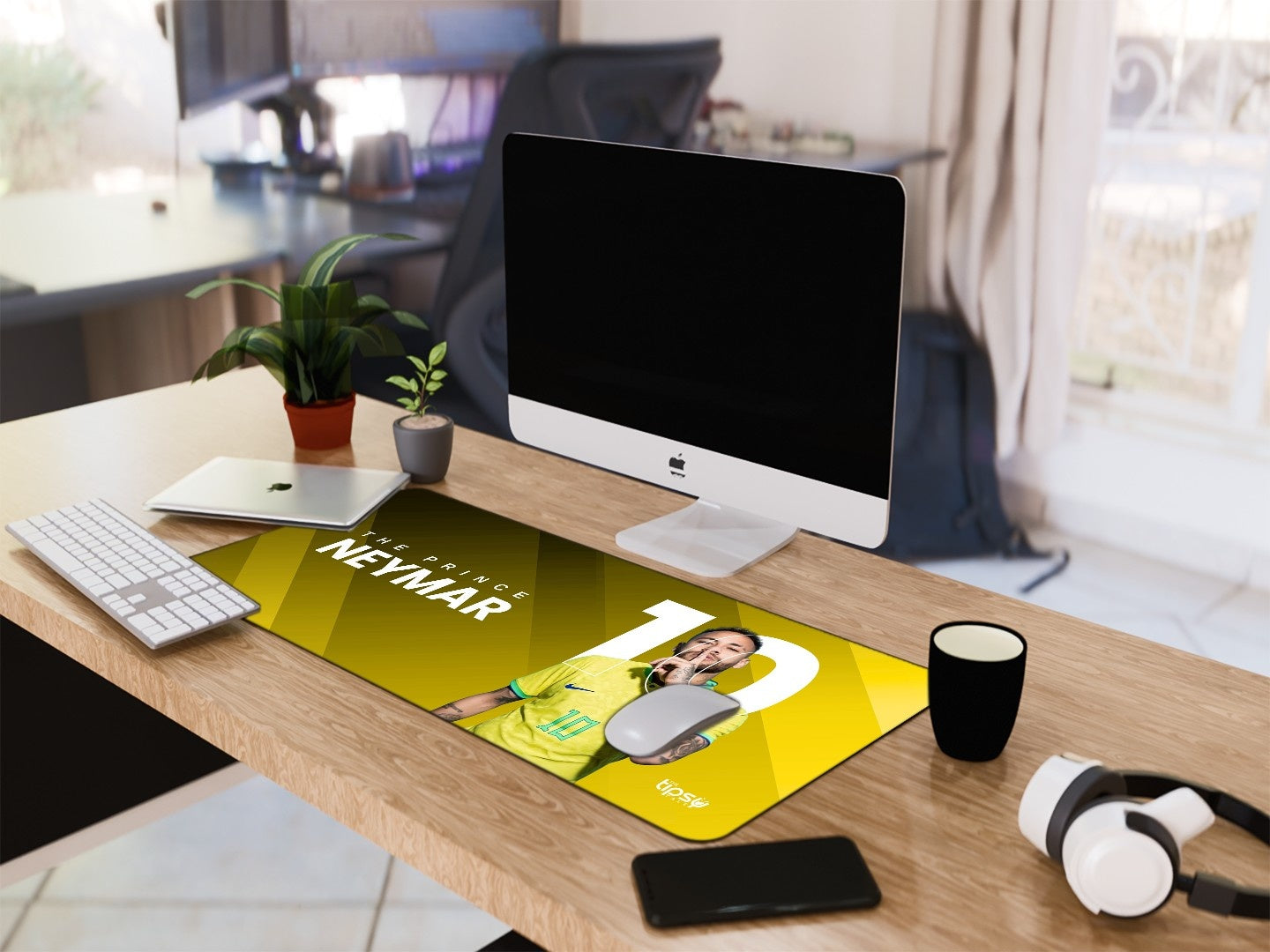 "BRAZIL'S PRINCE - NEYMAR" Gaming Mousepad Elevate Your Gaming Experience