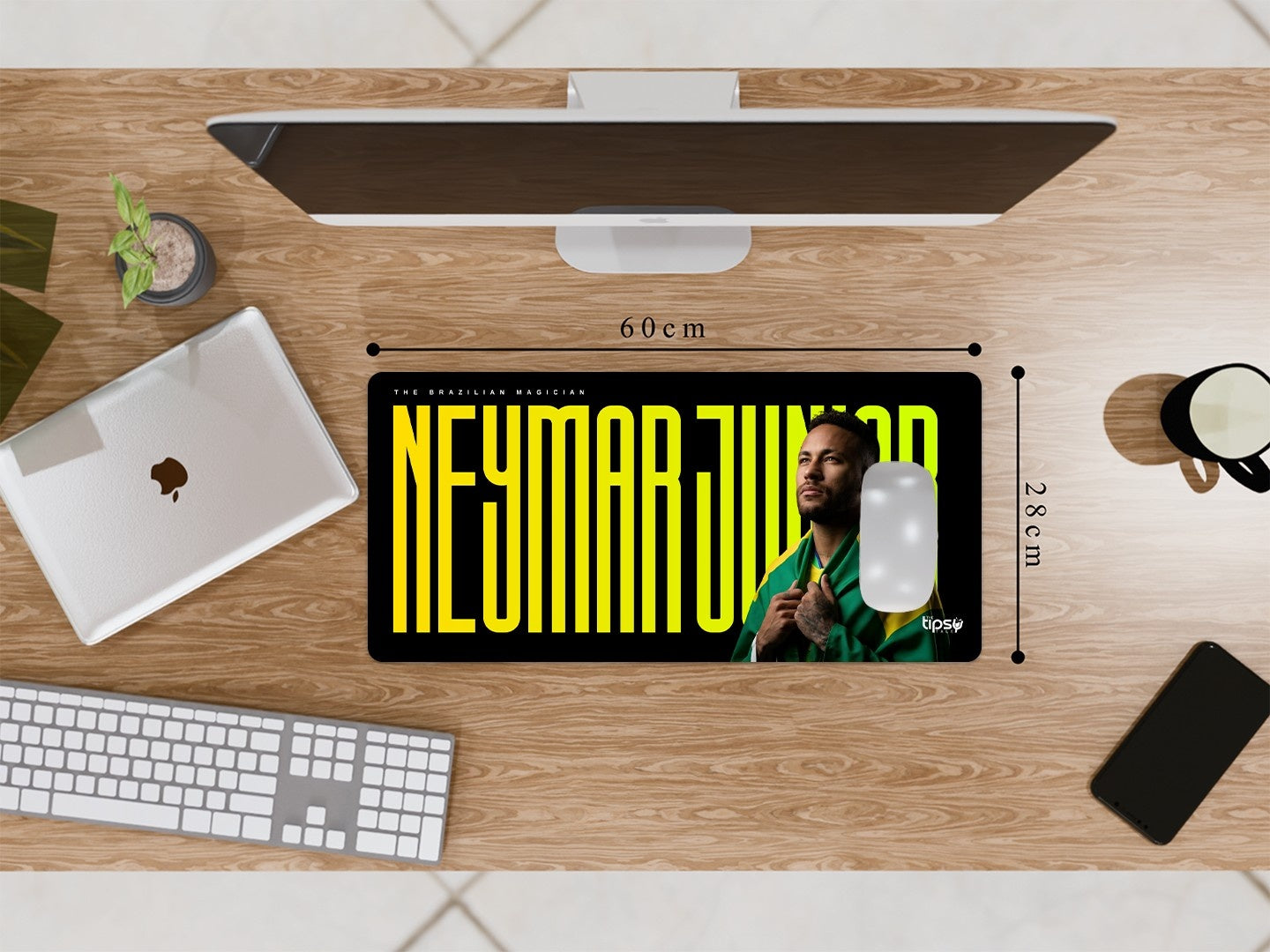 "BRAZILIAN MAGICIAN - NJR" Gaming Mousepad Elevate Your Gaming Experience