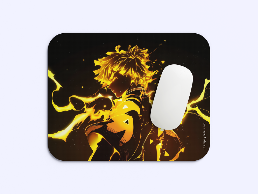 "ZENITSU ART WORK" Mousepad Enhance Your Workspace with Style