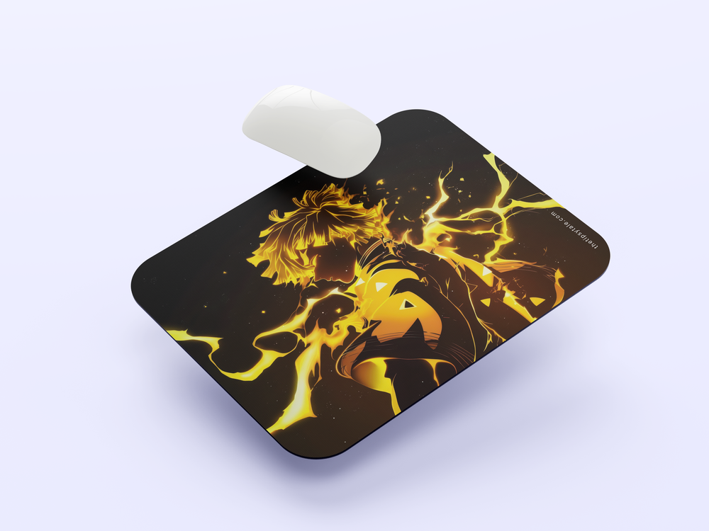 "ZENITSU ART WORK" Mousepad Enhance Your Workspace with Style