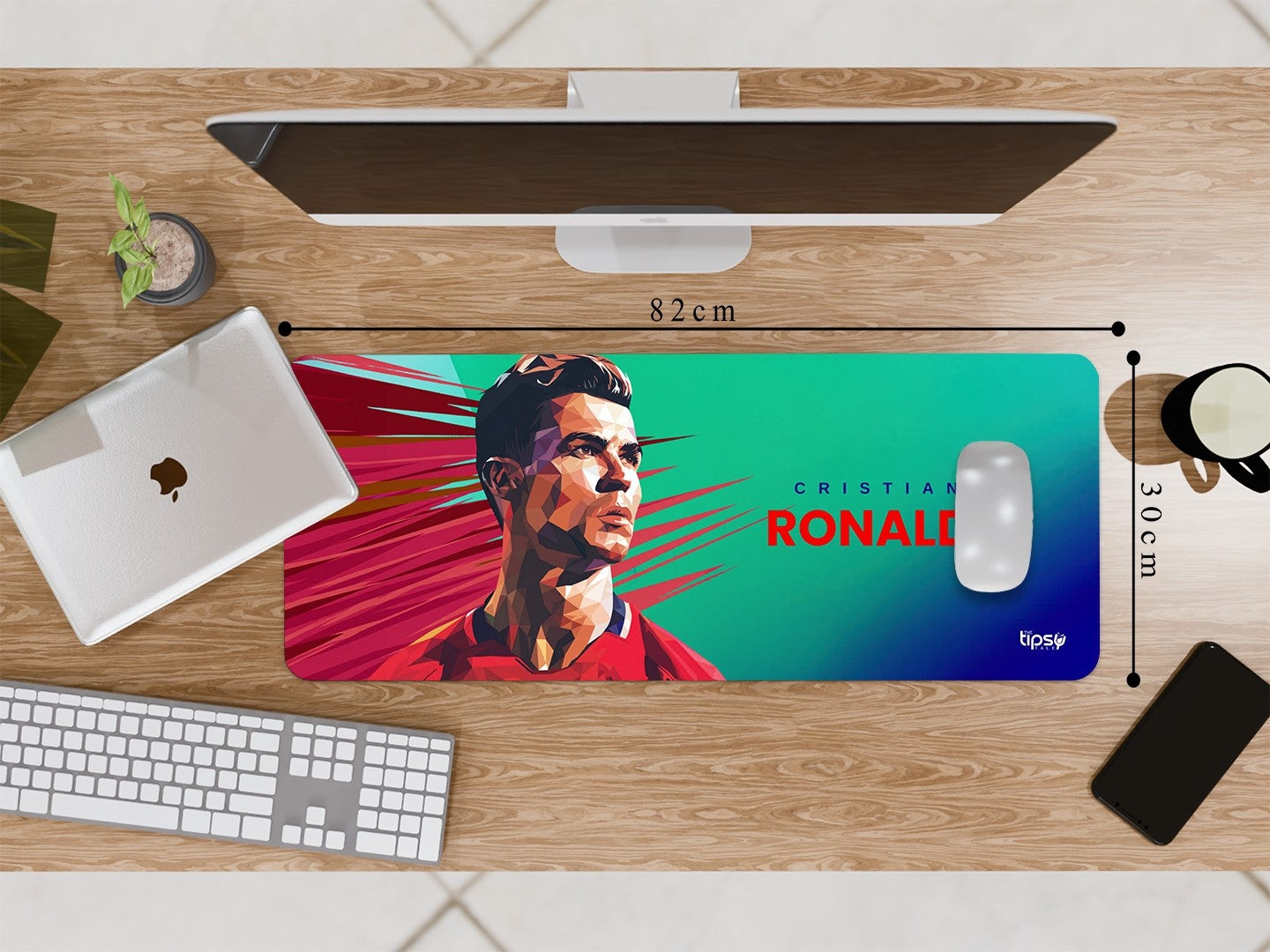 "RONALDO - PRIME MANCHESTER" Gaming Mousepad Elevate Your Gaming Experience