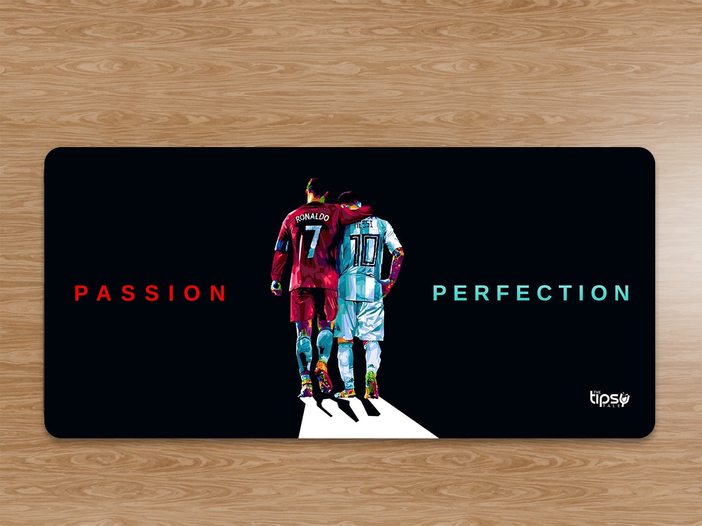 "CR7 X LM10 - DEADLY COMBO" Gaming Mousepad Elevate Your Gaming Experience