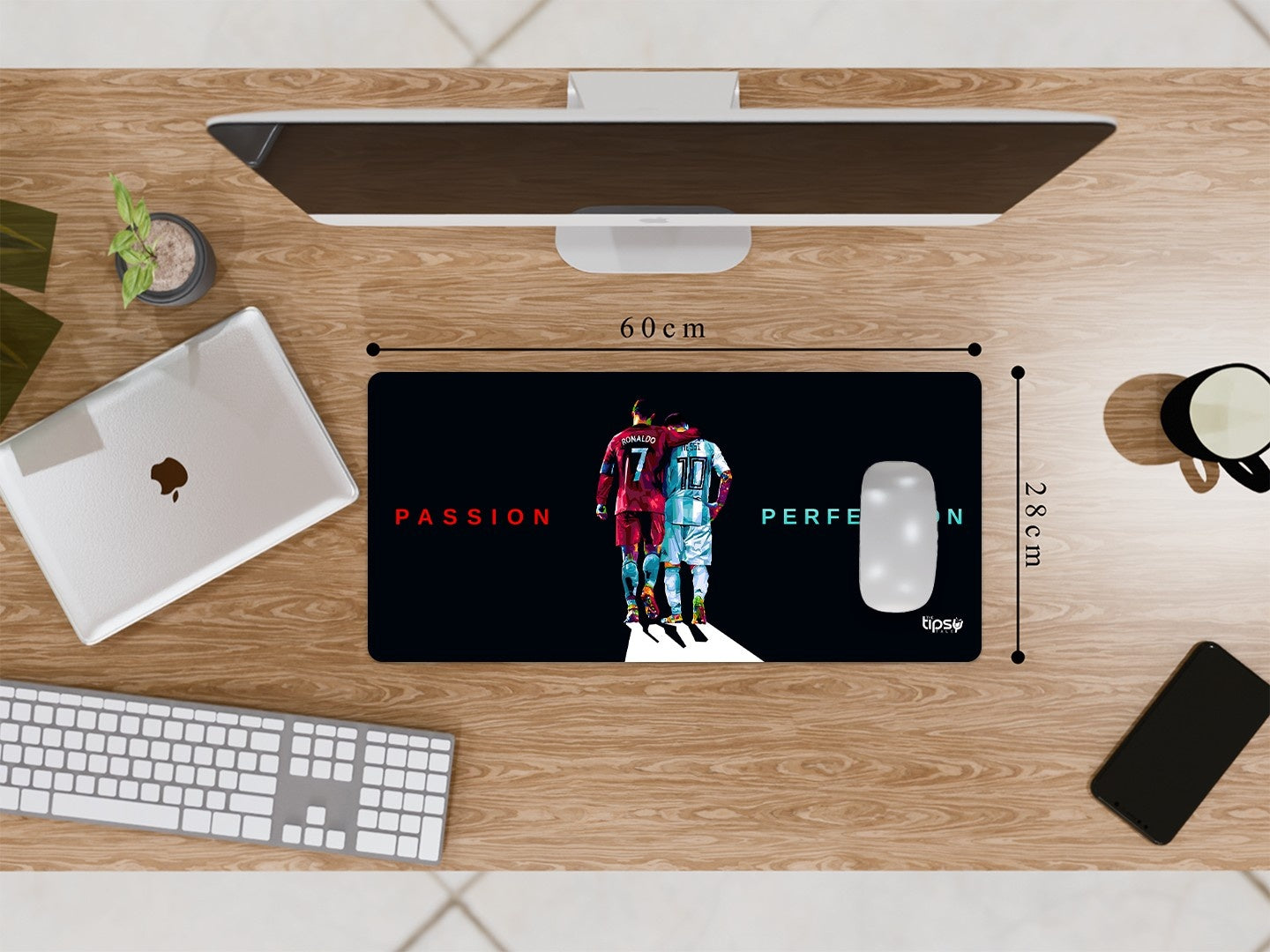 "CR7 X LM10 - DEADLY COMBO" Gaming Mousepad Elevate Your Gaming Experience