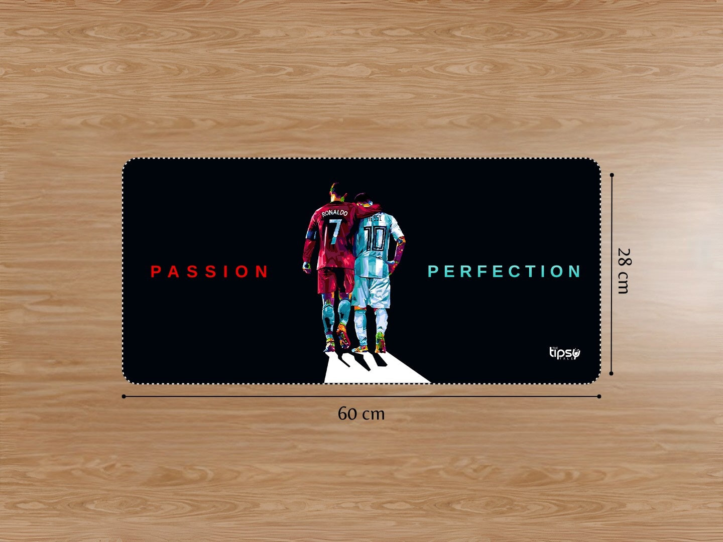 "CR7 X LM10 - DEADLY COMBO" Gaming Mousepad Elevate Your Gaming Experience