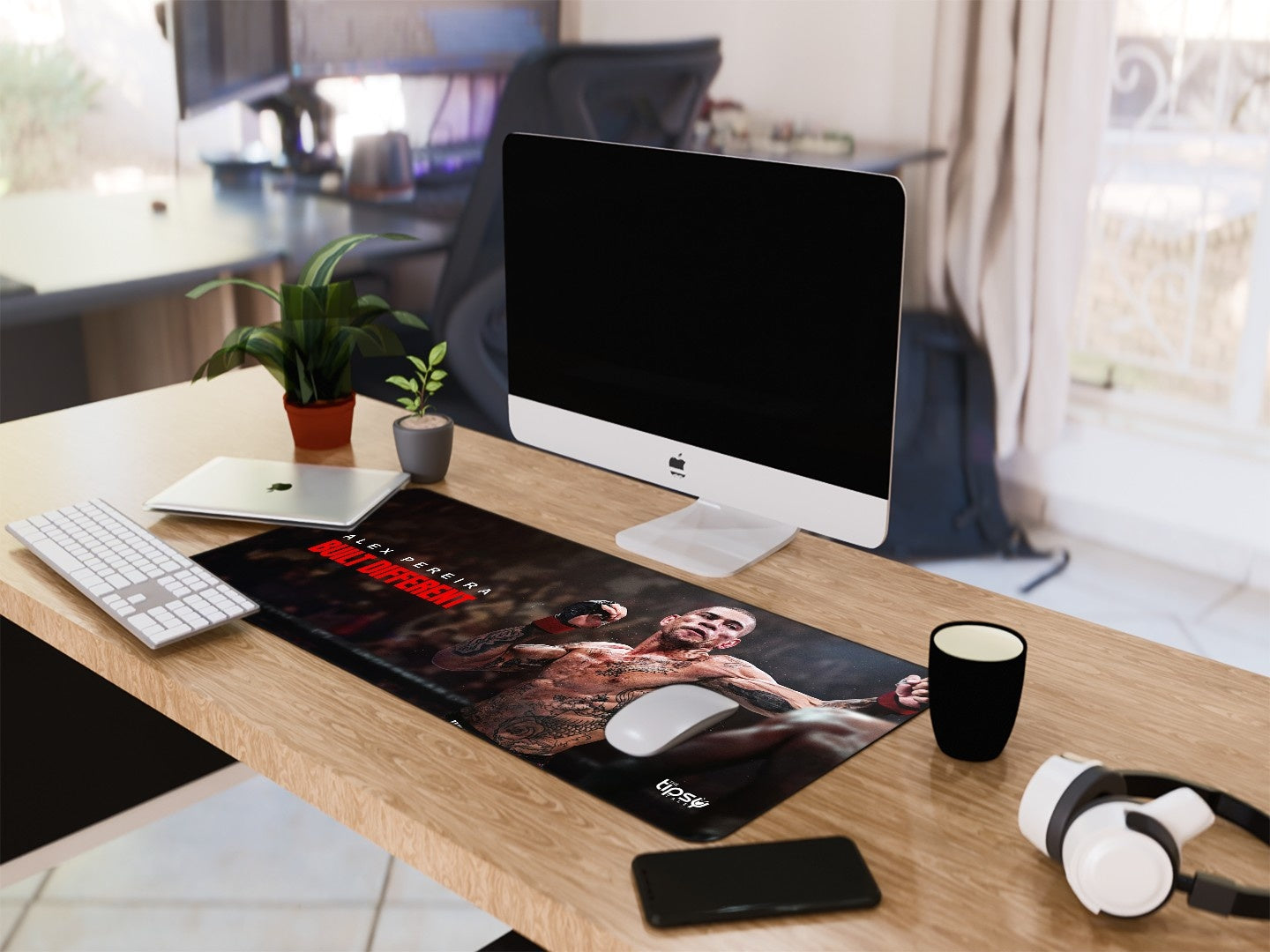 "ALEX PEREIRA - DIFFRENTLY BUILD" Gaming Mousepad Elevate Your Gaming Experience