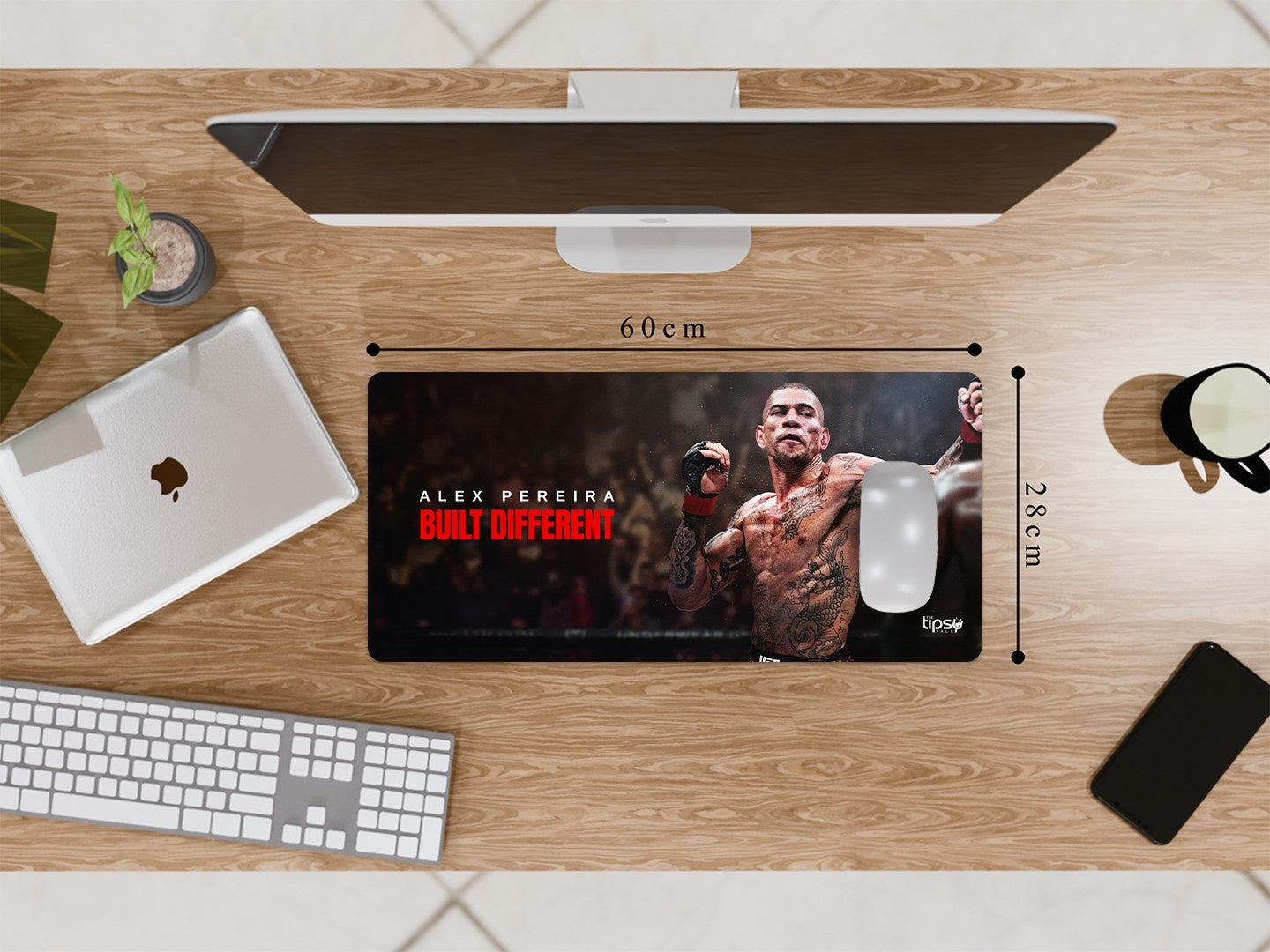 "ALEX PEREIRA - DIFFRENTLY BUILD" Gaming Mousepad Elevate Your Gaming Experience