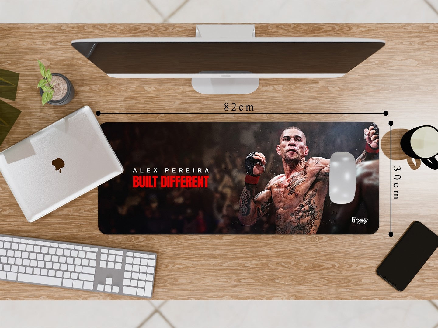"ALEX PEREIRA - DIFFRENTLY BUILD" Gaming Mousepad Elevate Your Gaming Experience