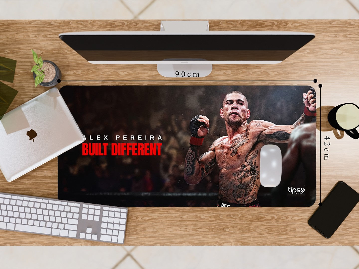 "ALEX PEREIRA - DIFFRENTLY BUILD" Gaming Mousepad Elevate Your Gaming Experience