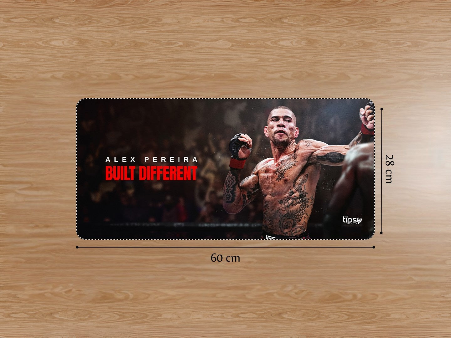 "ALEX PEREIRA - DIFFRENTLY BUILD" Gaming Mousepad Elevate Your Gaming Experience