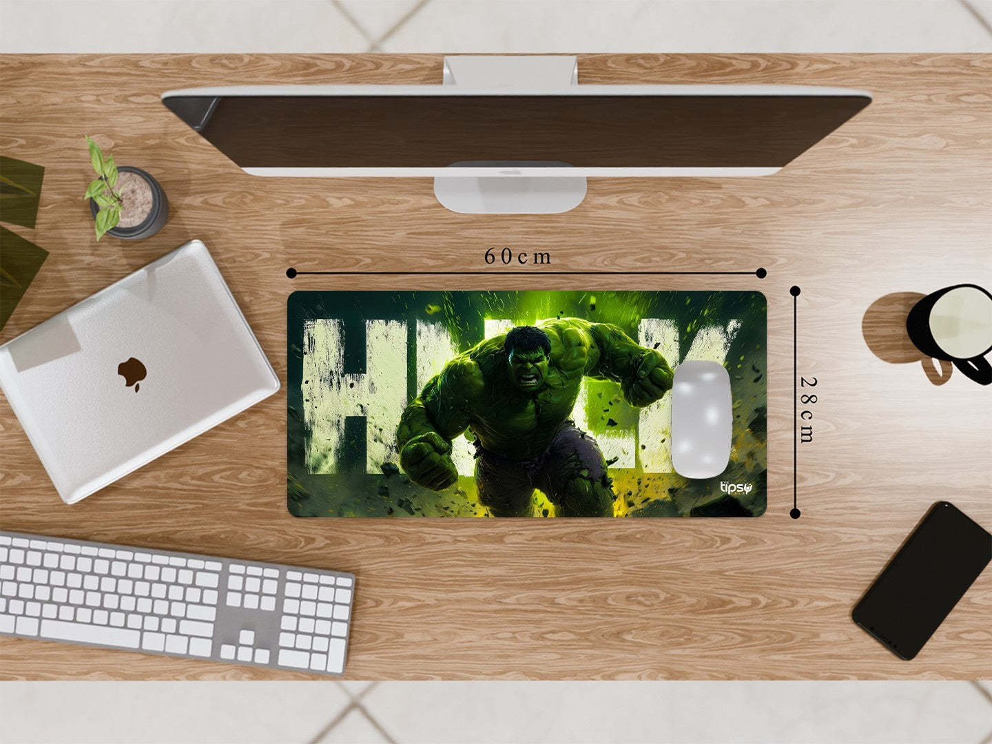 "MAD HULK - MARVEL" Gaming Mousepad Elevate Your Gaming Experience