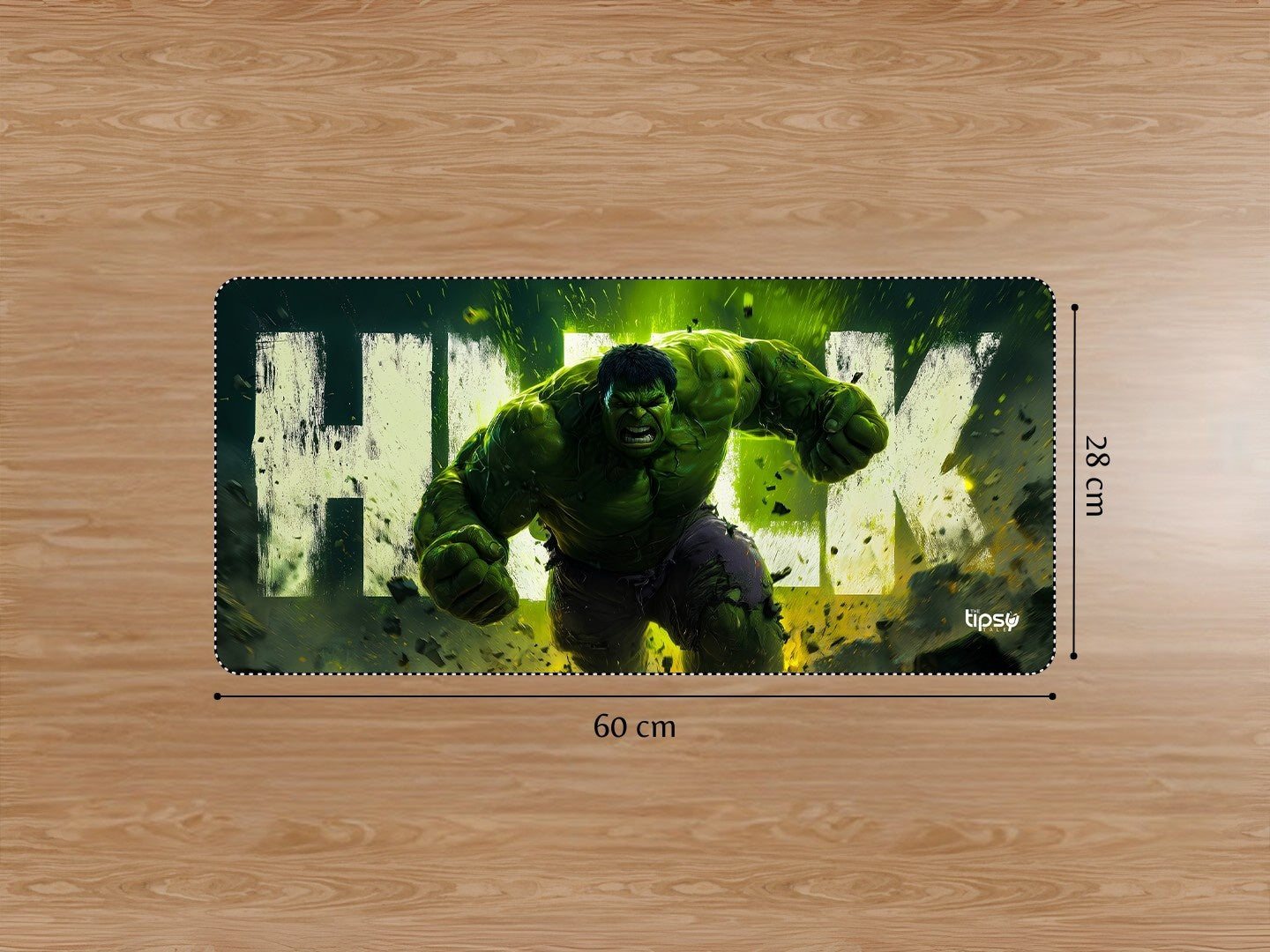 "MAD HULK - MARVEL" Gaming Mousepad Elevate Your Gaming Experience