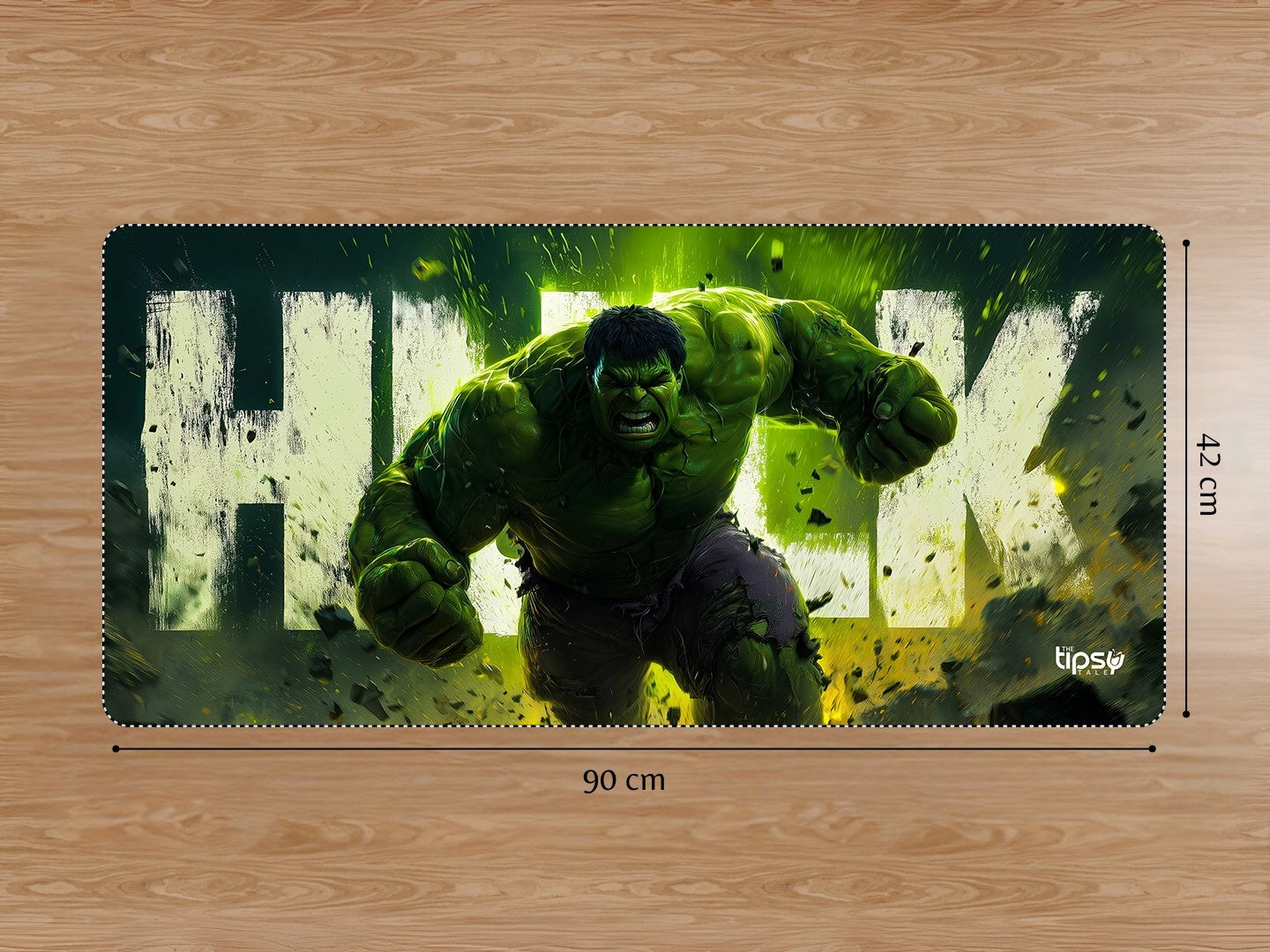 "MAD HULK - MARVEL" Gaming Mousepad Elevate Your Gaming Experience