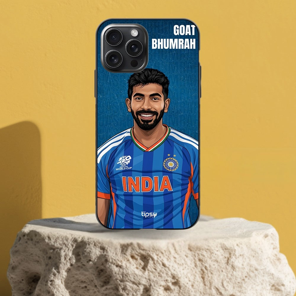 "GOAT 93 JASPRIT BHUMRAH " -Mobile Covers Shock Resistant, Slim & Stylish Cases