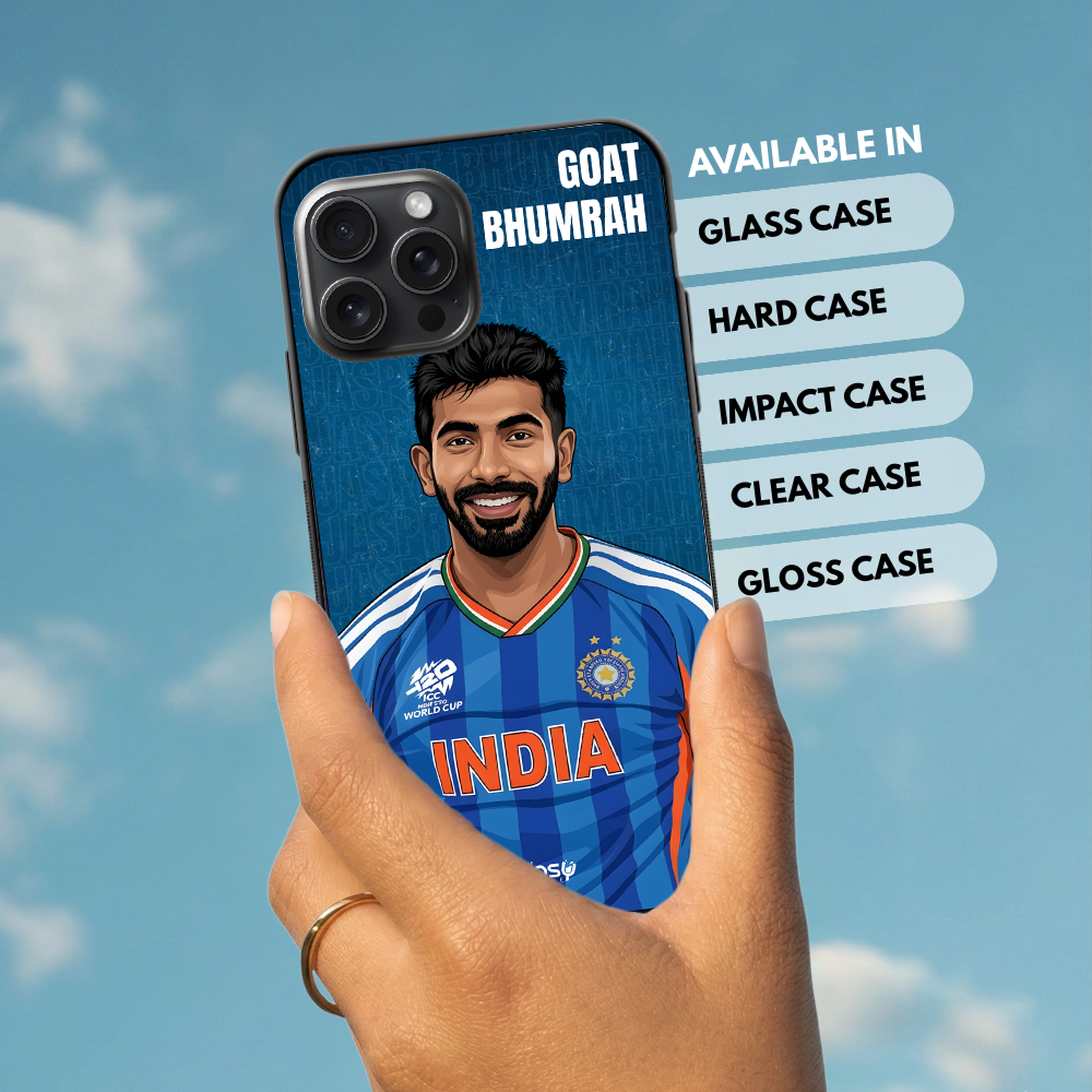 "GOAT 93 JASPRIT BHUMRAH " -Mobile Covers Shock Resistant, Slim & Stylish Cases