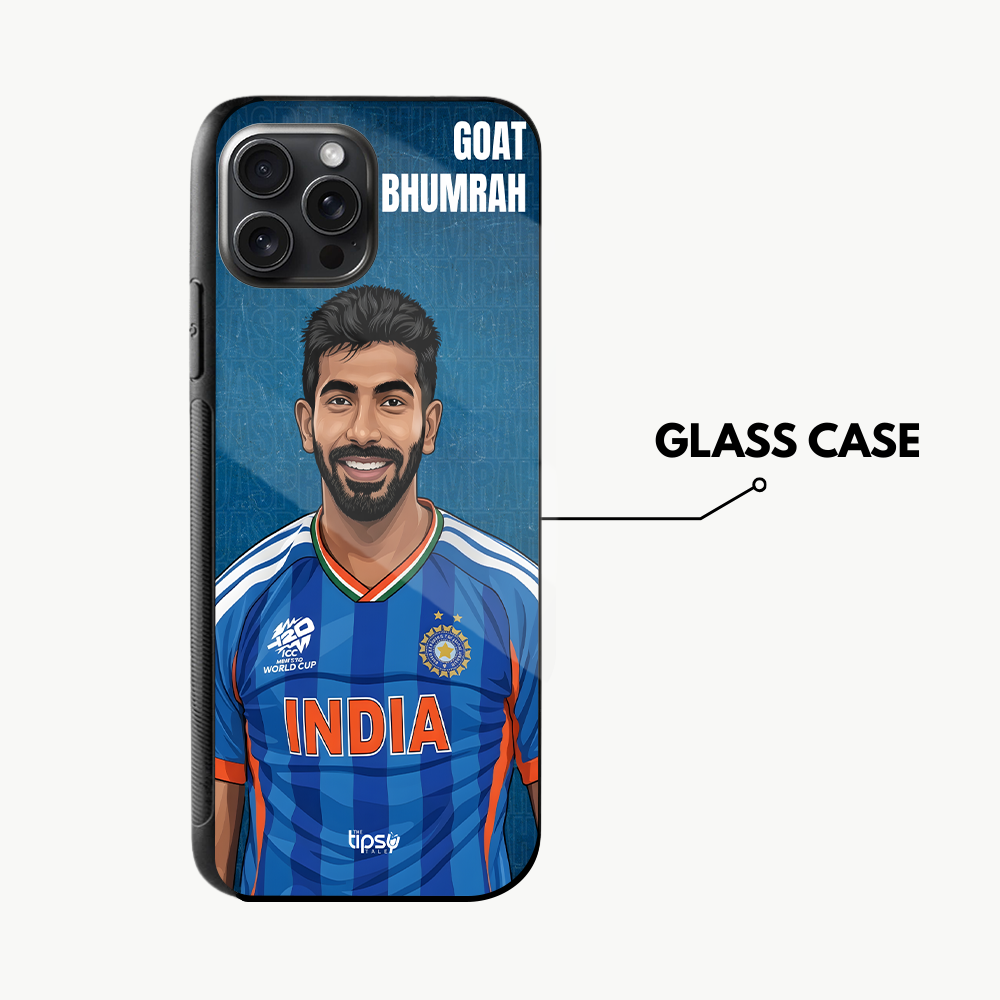 "GOAT 93 JASPRIT BHUMRAH " -Mobile Covers Shock Resistant, Slim & Stylish Cases