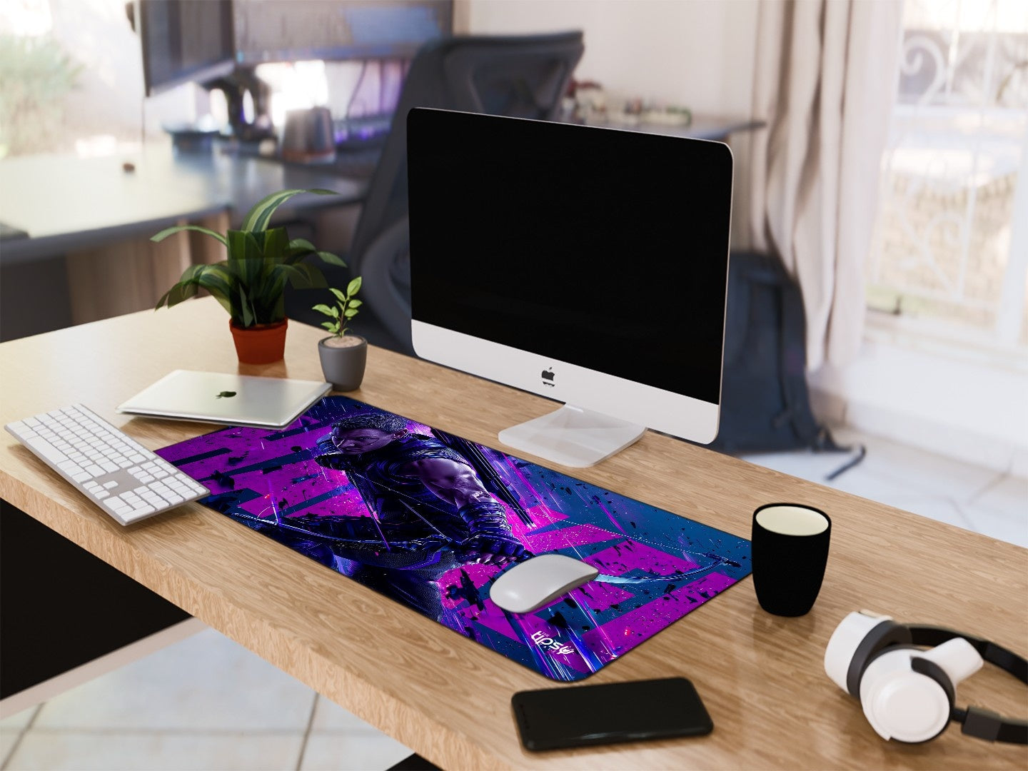 "HAWKEY - GOD MODE ON" Gaming Mousepad Elevate Your Gaming Experience