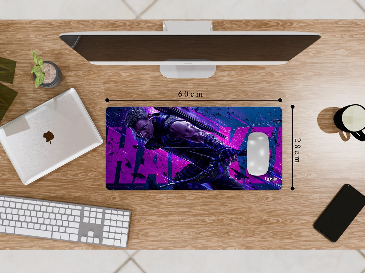 "HAWKEY - GOD MODE ON" Gaming Mousepad Elevate Your Gaming Experience