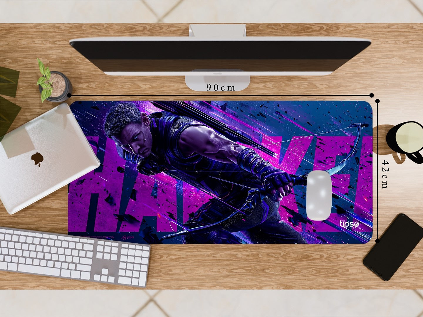 "HAWKEY - GOD MODE ON" Gaming Mousepad Elevate Your Gaming Experience