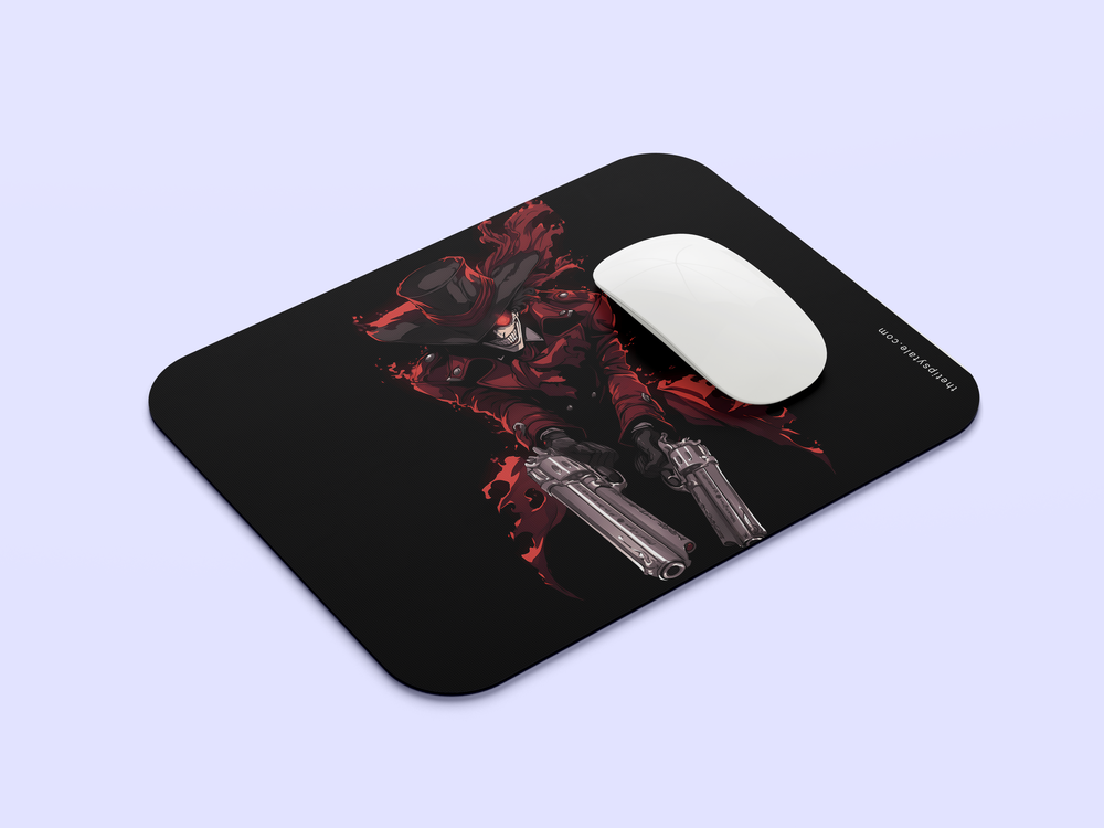 "ALUCARD GUNS" Mousepad Enhance Your Workspace with Style