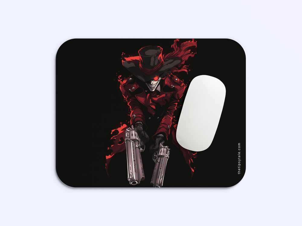 "ALUCARD GUNS" Mousepad Enhance Your Workspace with Style