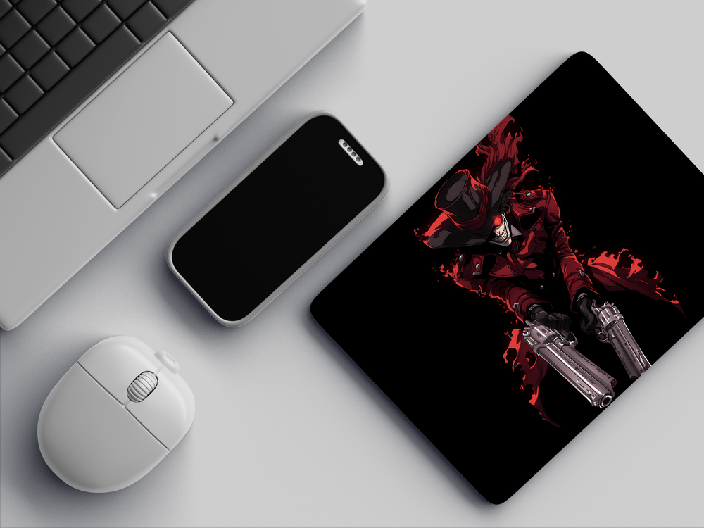 "ALUCARD GUNS" Mousepad Enhance Your Workspace with Style